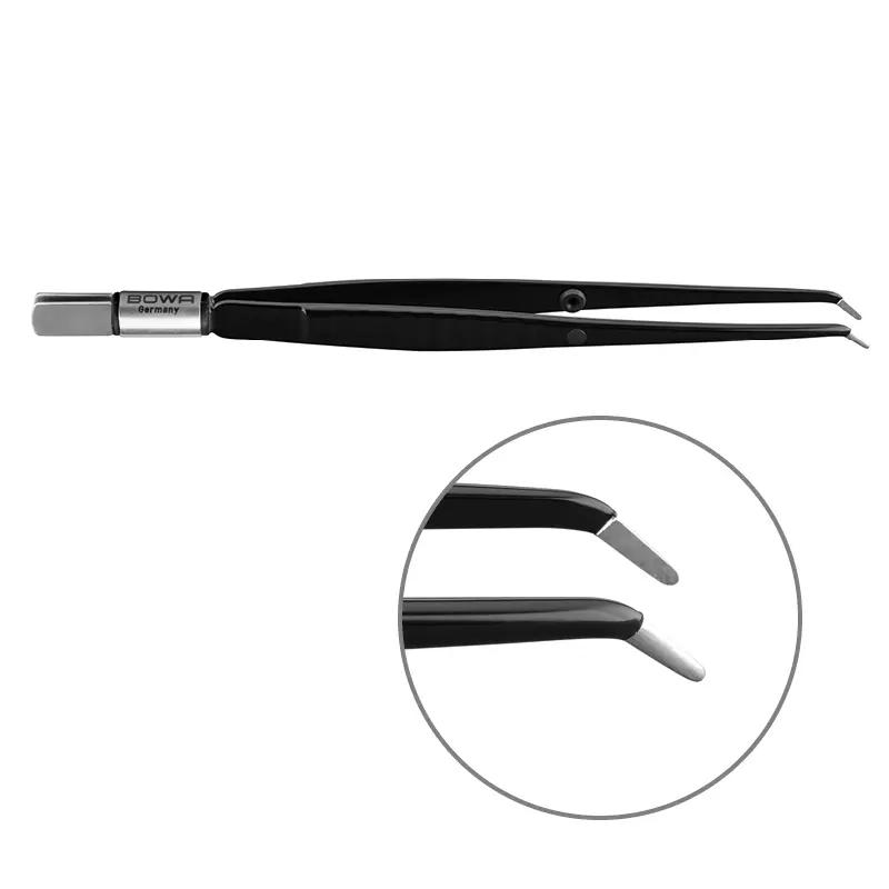 Біполярний пінцет, вигнутий, 160 мм, 6 мм x 1 мм. BOWA-electronic GmbH & Co. KG